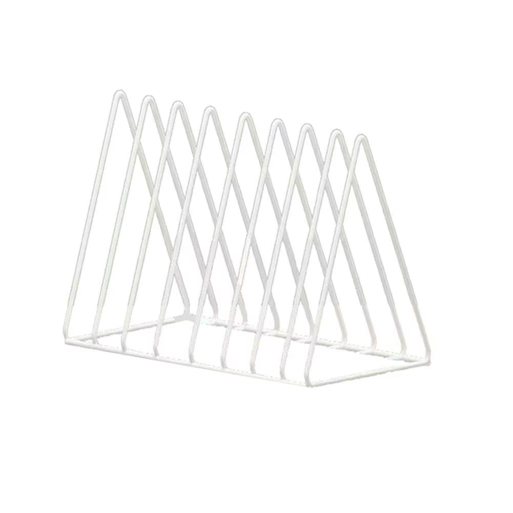 9-Grid CD Rack Vinyl Record Storage Rack Triangular Magazine Stand, Bedroom Desktop Storage,5-Grid Cd/Movie Rack ﻿