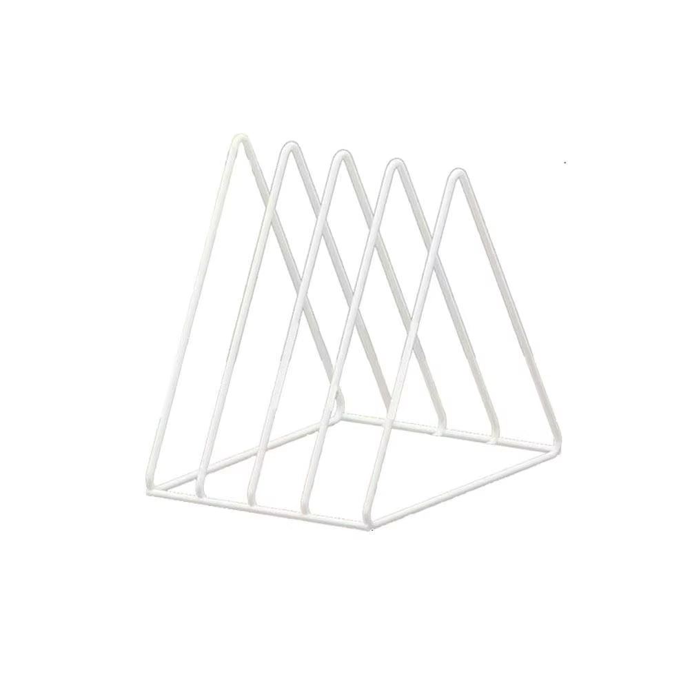 9-Grid CD Rack Vinyl Record Storage Rack Triangular Magazine Stand, Bedroom Desktop Storage,5-Grid Cd/Movie Rack ﻿