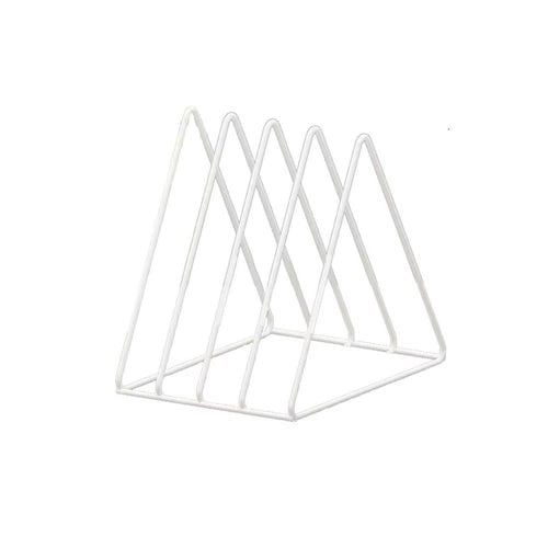 9-Grid CD Rack Vinyl Record Storage Rack Triangular Magazine Stand, Bedroom Desktop Storage,5-Grid Cd/Movie Rack ﻿