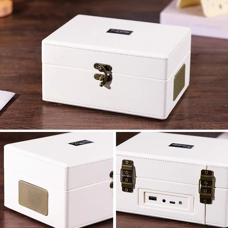 2025 New Retro CD Player Bluetooth Speaker Music Album Player Vinyl CD Birthday Gift Audio Bidirectional Bluetooth 5.0